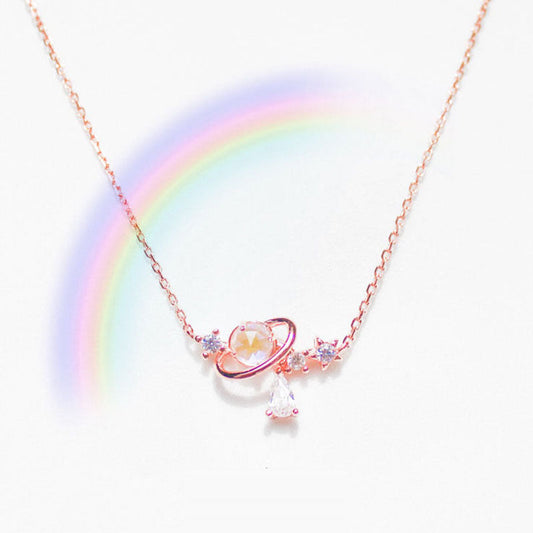 Rose Crystals Necklace